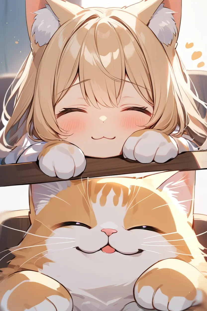 Kawaii cat girl